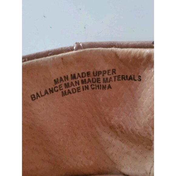 B.O.C. Bronze Leather  Casual Slip On Ballet Flats  Size 9.5 M - Picture 11 of 14